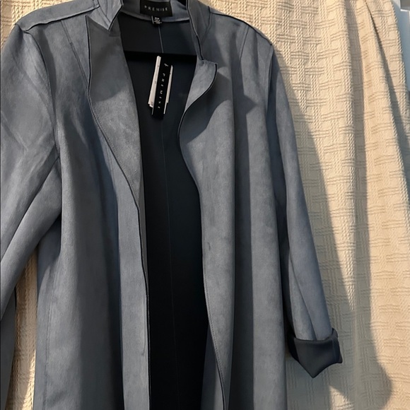 Premise Slate Blue Open Jacket - Picture 2 of 5